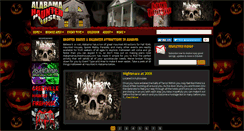 Desktop Screenshot of alabamahauntedhouses.com